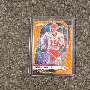 🔥 SOLD 🔥 Patrick Mahomes Panini Prizm Orange Disco